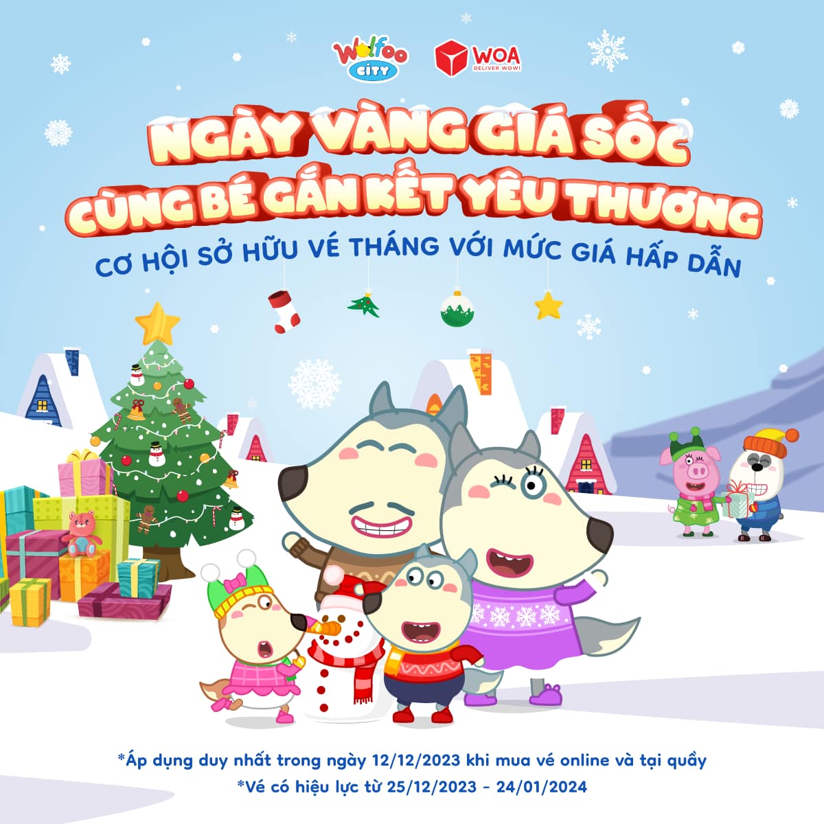 Wolfoo City - Ngày vàng giá sốc