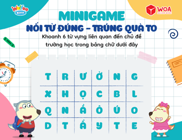 Nối từ đúng - Trúng quà to
