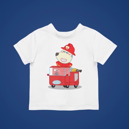 Áo tee kid 2D - Lính cứu hỏa