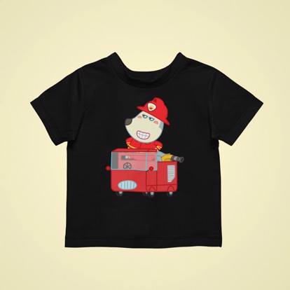 Áo tee kid 2D - Lính cứu hỏa
