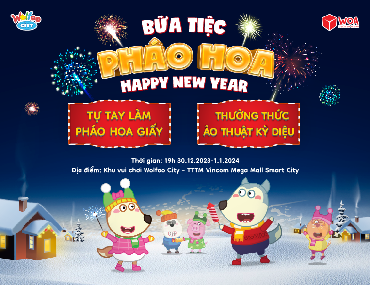 Wolfoo City - Bữa tiệc pháo hoa
