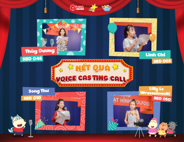 Công bố kết quả Voice Casting Call - Vòng 2 tại sân khấu Wolfoo City
