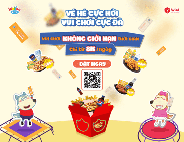 "Vé hè cực hời" chỉ có tại Wolfoo City