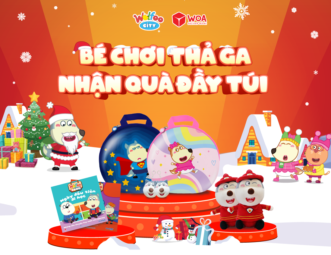 Wolfoo City - Bé chơi thả ga, nhận quà đầy túi