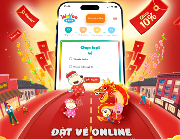 Đặt vé online - Săn ngay ưu đãi