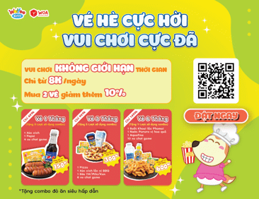 Vé hè cực hời - Vui chơi cực đã 